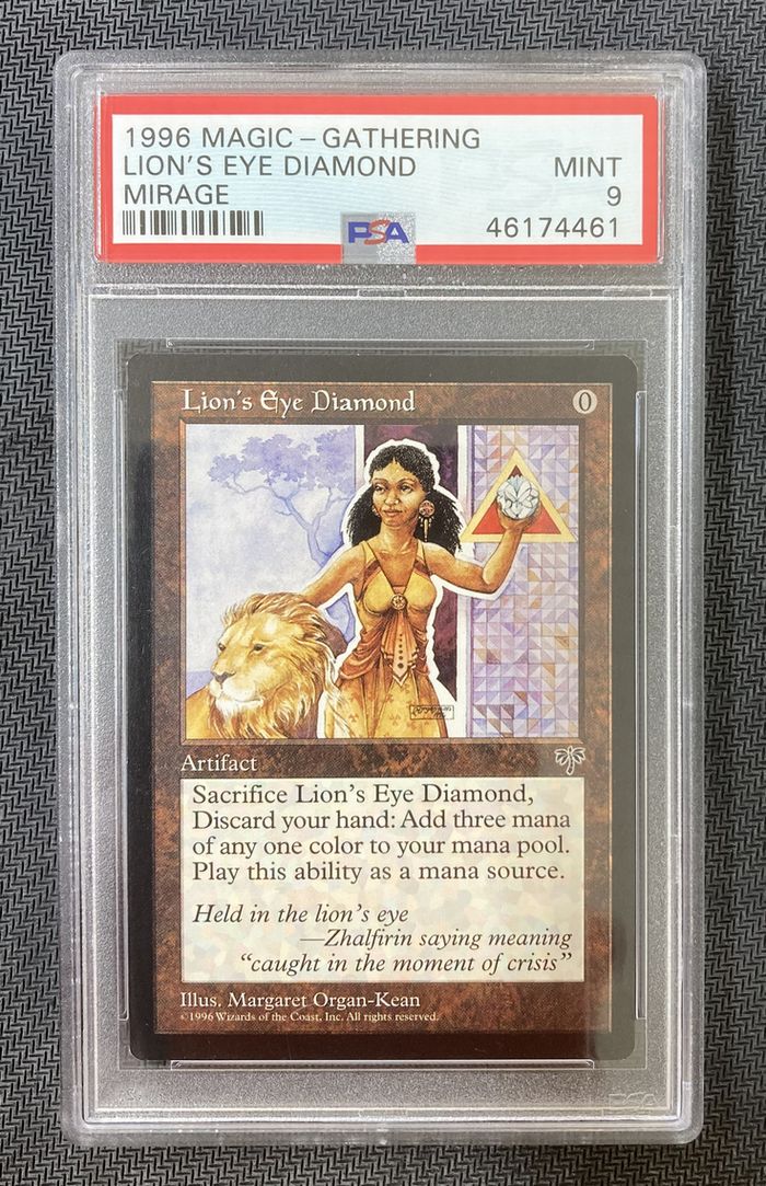 MTG lion's eye diamond ライオンの瞳のダイアモンド 英語版 ライオン