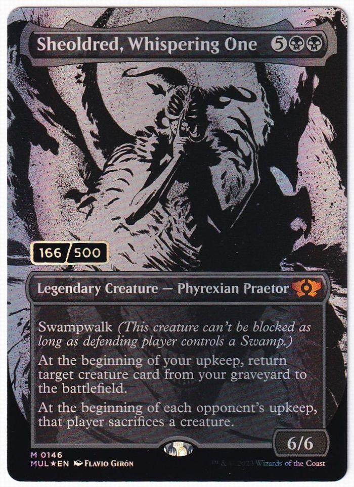 ダブルレインボウ・Foil】(146)《囁く者、シェオルドレッド/Sheoldred