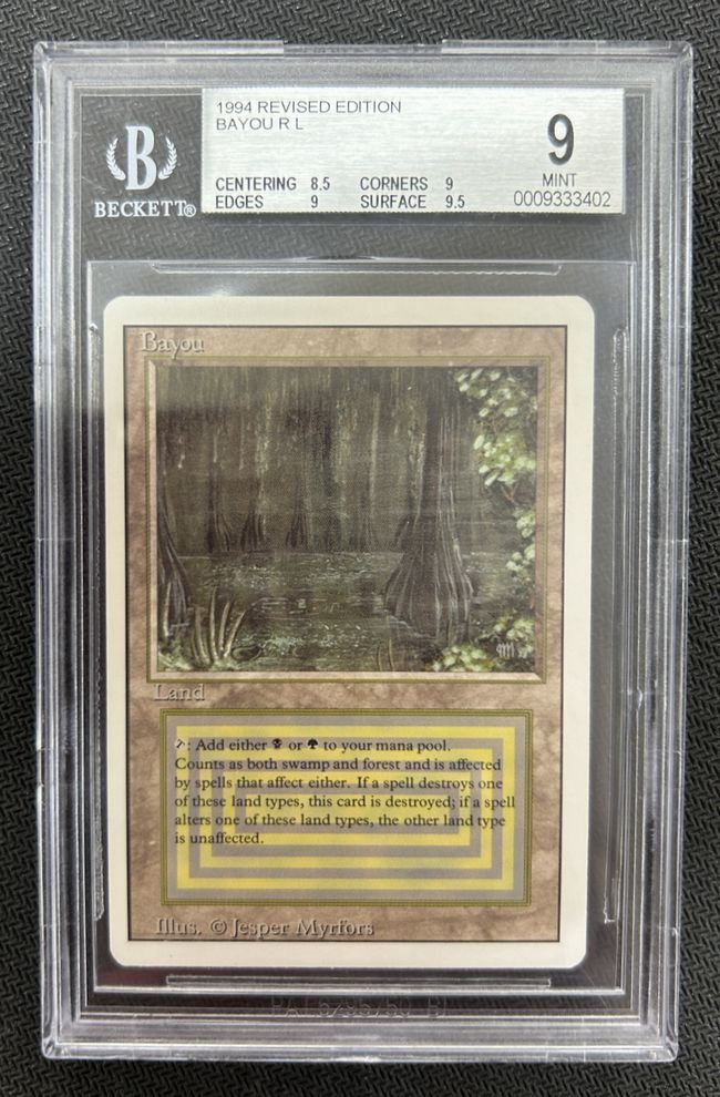 MTG Bayou 3ED デュアルランド Bayou · Revised Edition (3ED) #283