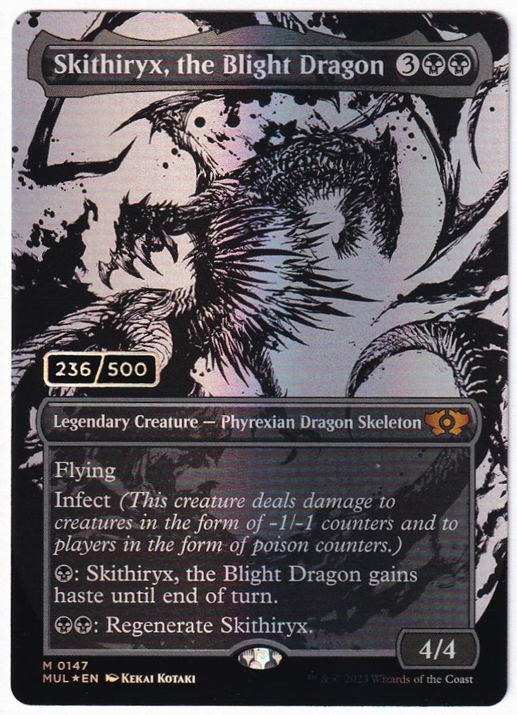 EX+](FOIL)荒廃のドラゴン、スキジリクス/Skithiryx, the Blight