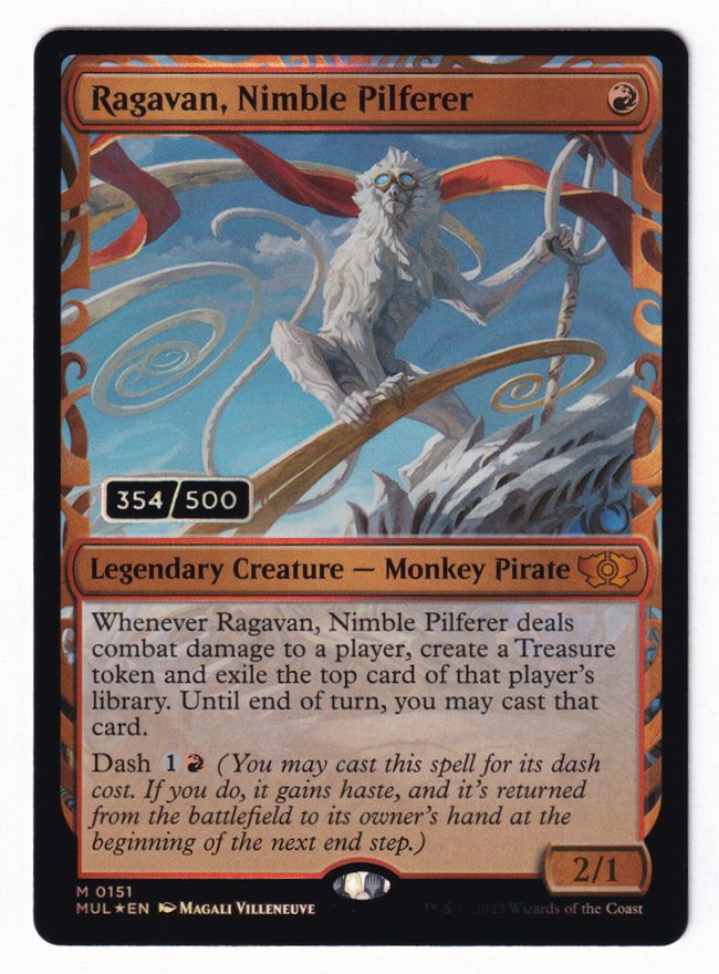 敏捷なこそ泥、ラガバン 英語 4枚 mtg 敏捷なこそ泥、ラガバン 英語版