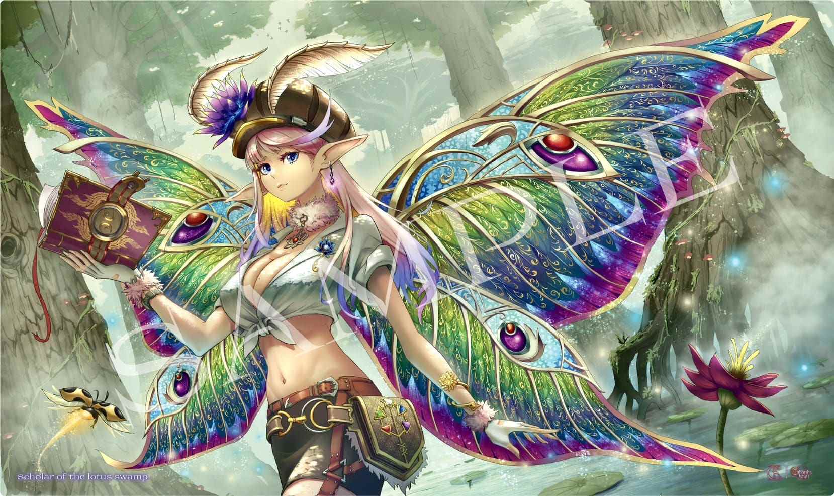 MTG マジック・ザ・ギャザリング 直筆サイン プレイマット 森の知恵