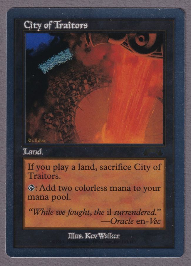 マジック・ザ・ギャザリング 裏切り者の都 ① MTG エクソダス 裏切り者