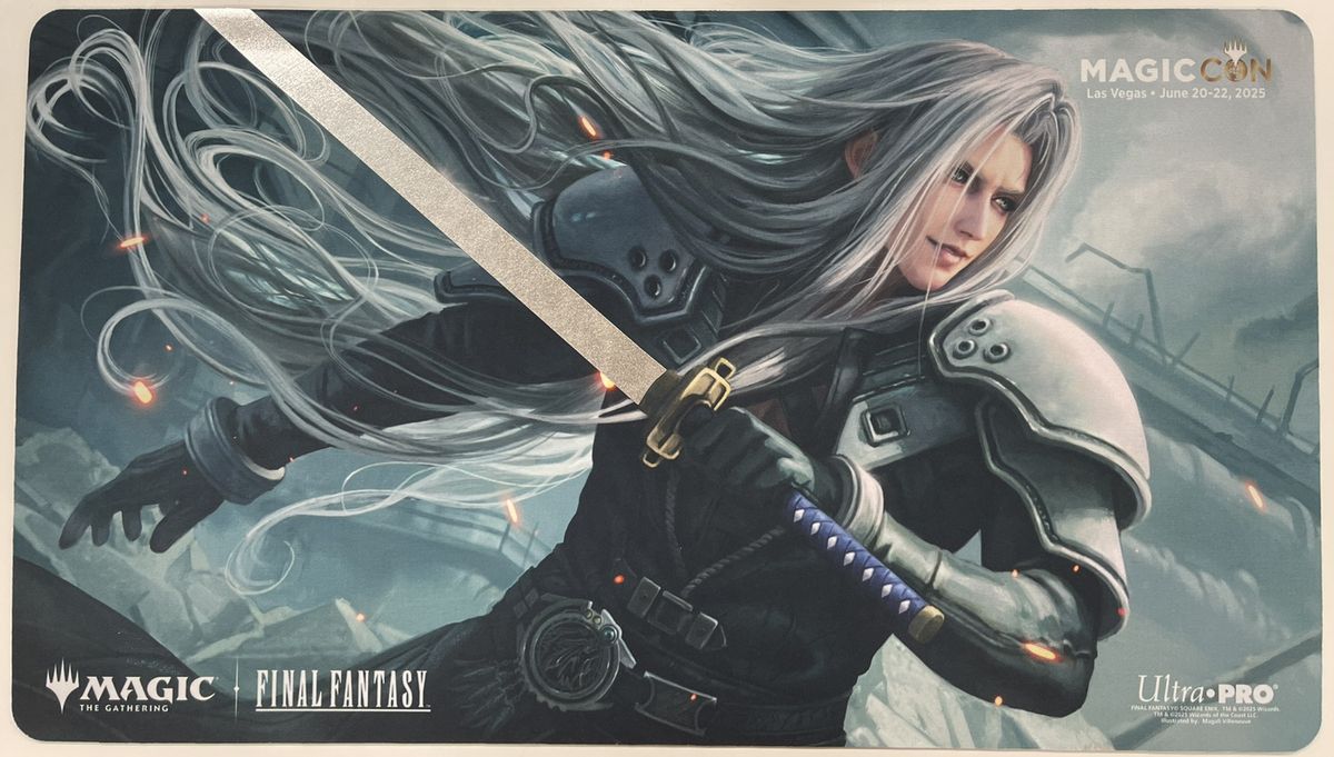 威名のソルジャー、セフィロス プレイマット MTG FF 限定構築戦 統率者