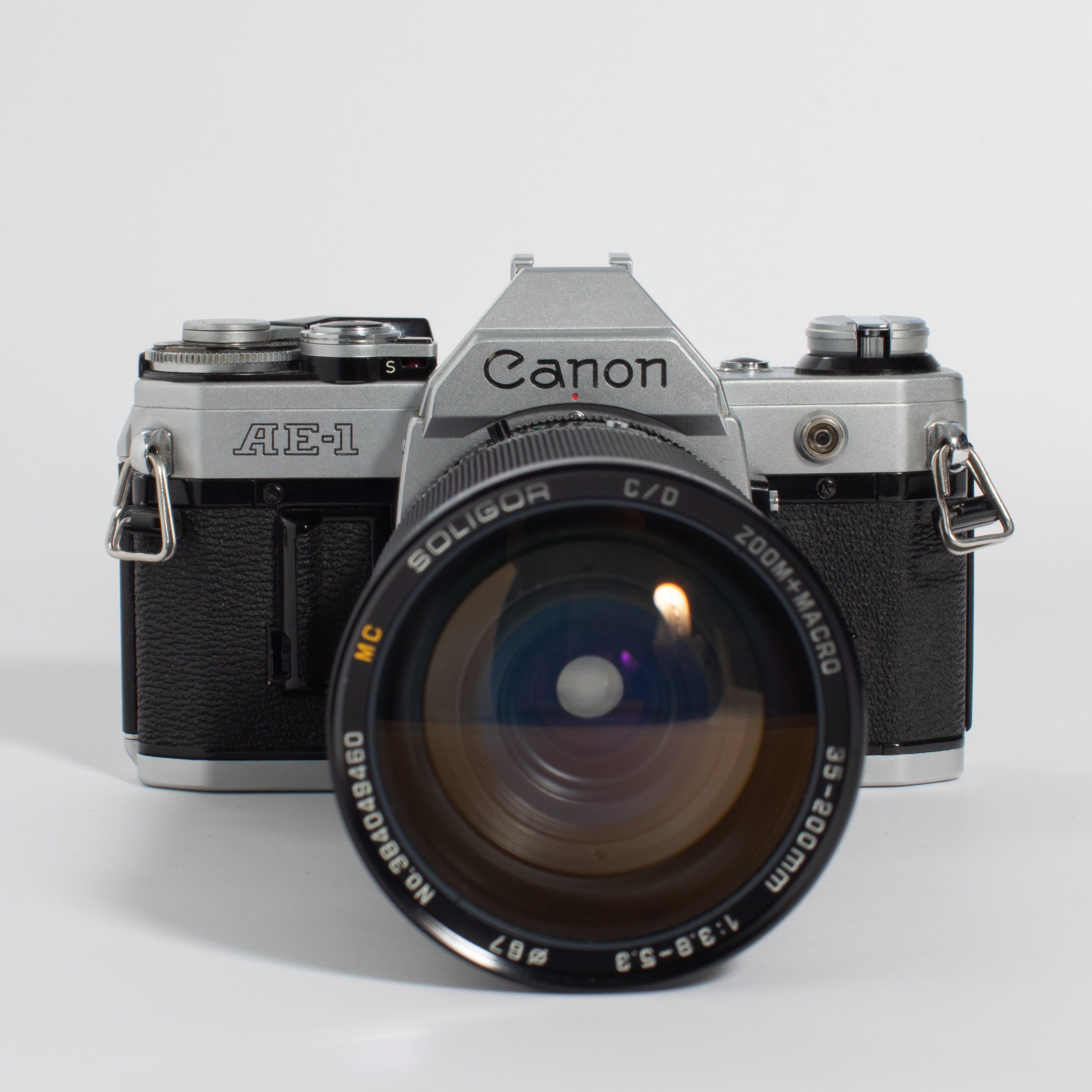 Canon AE-1 50mm FD f/1.8 & 35-200mm f/3.8-5.3 Lens – Film Supply Club