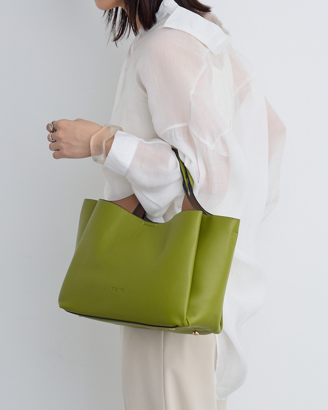 バイカラーハンドルハンドバッグ/A402654 | フィラノ公式オンライン