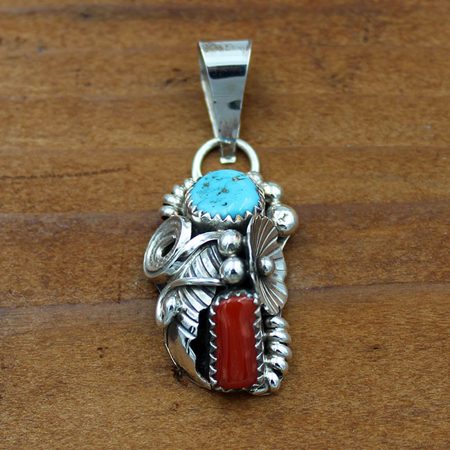 Bobbie Tewa ペンダントヘッド/ インディアンジュエリー Bobbie Tewa
