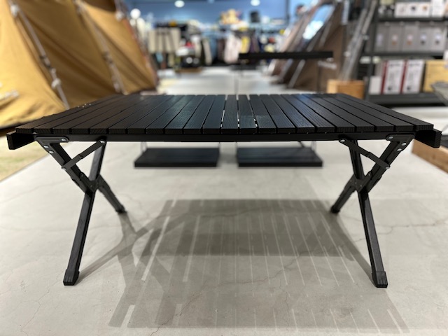 アノバ ブラックエディションウッドロールテーブル、ウッドラック入荷