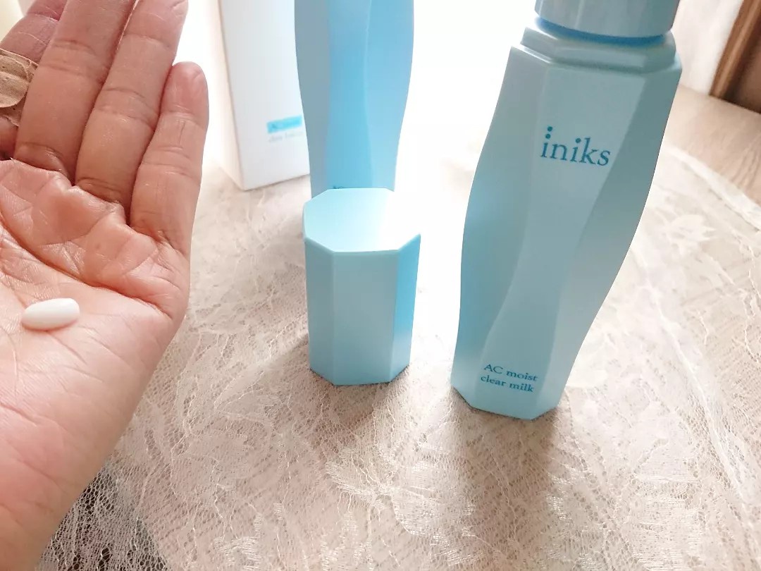 新品未開封！iniksイニクスACモイストクリアミルク80ml iniks(イニクス