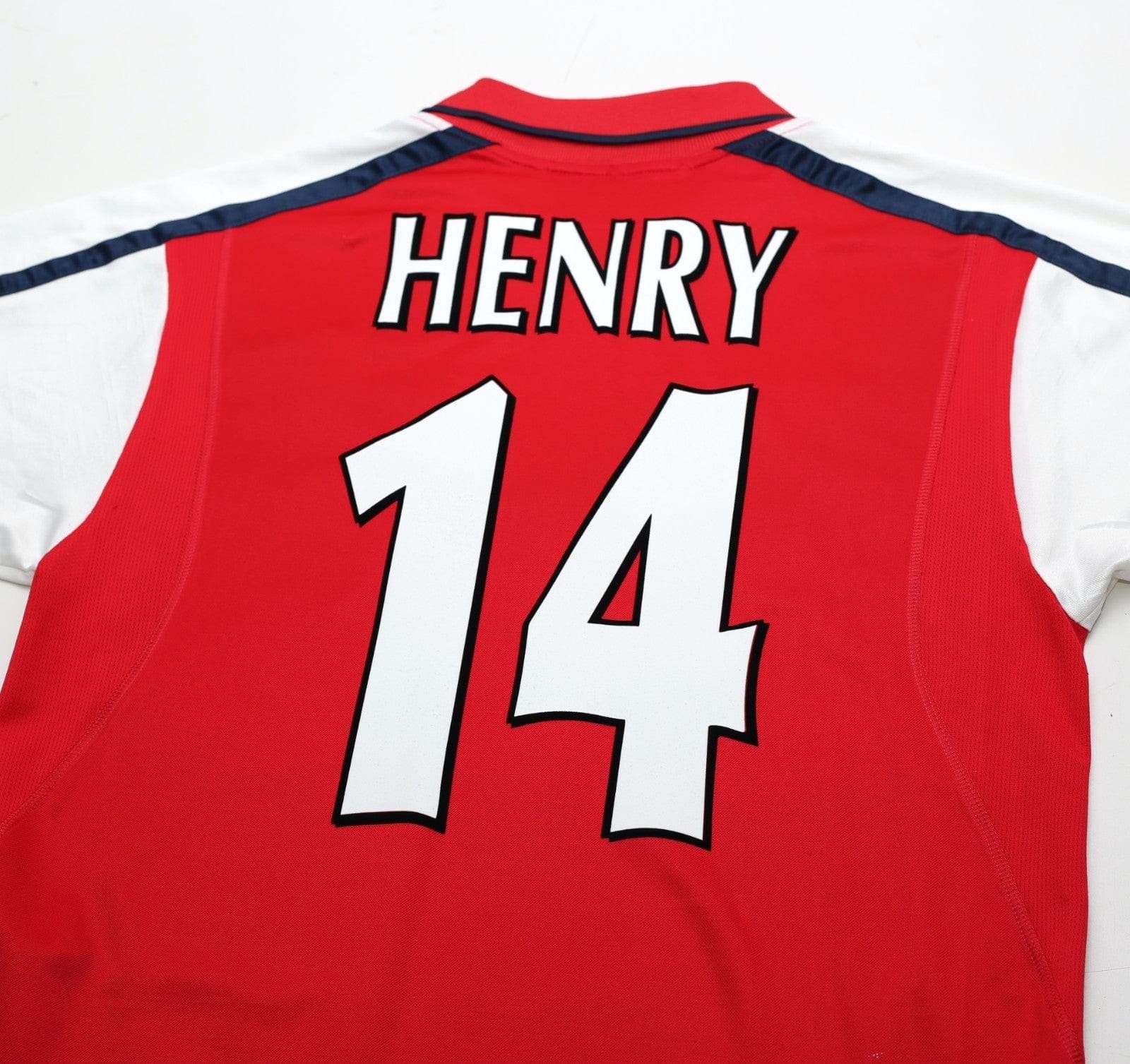 2000/01 HENRY #14 Arsenal Vintage Nike SEGA Home Football Shirt (S