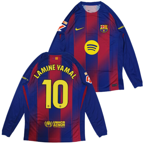 FCバルセロナ 25-26 ホーム 長袖 ユニフォーム No.11 ハフィーニャ +