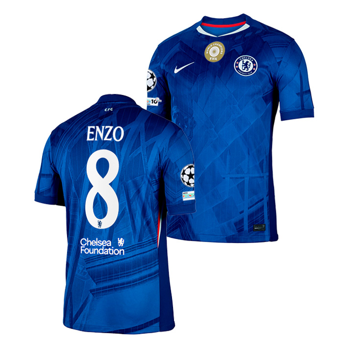 チェルシー 25-26 ホーム 半袖 ユニフォーム(胸スポンサー無し) No.8