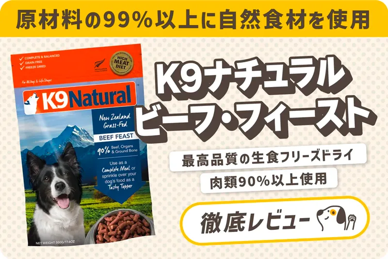 K9 Natural ビーフ フィースト 500g 2個セット K9ナチュラル ビーフ