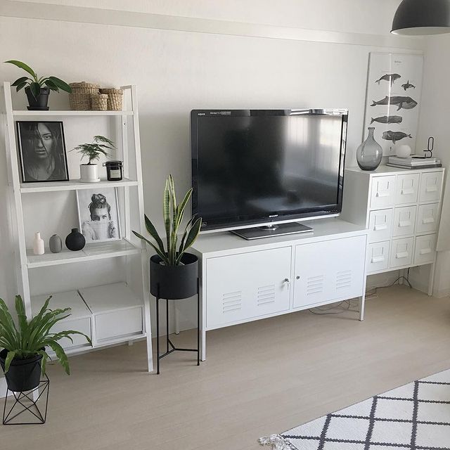 IKEA PS キャビネット ホワイト テレビボードにもなる！IKEAの人気商品