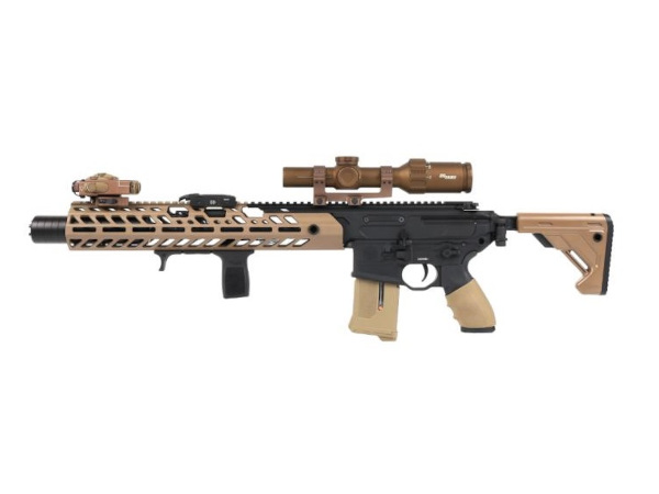 シグ SIG DMR-16インチ ハンドガード サプレッサーTAN MCX 実物