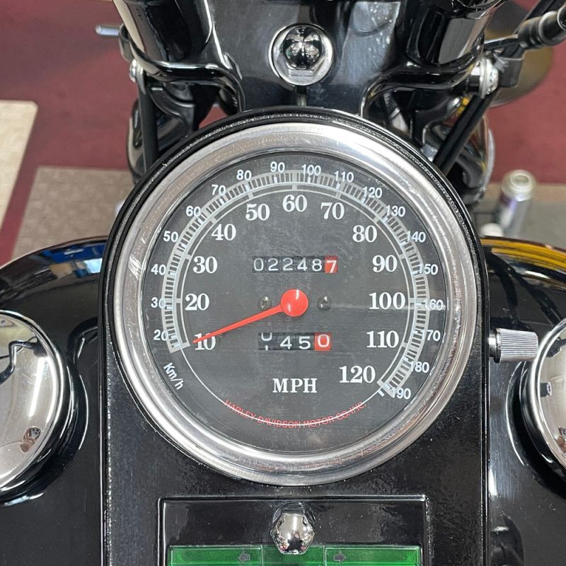 98mm】 ハーレー専用マイル→キロメートル変換ステッカー メーター