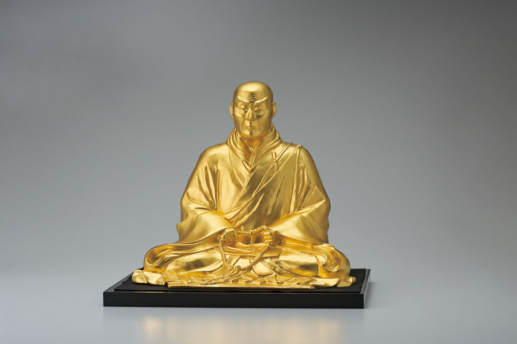 親鸞さん【親鸞聖人像】 ブロンズ製 浄土真宗開祖 高さ約59㎝ 親鸞さん