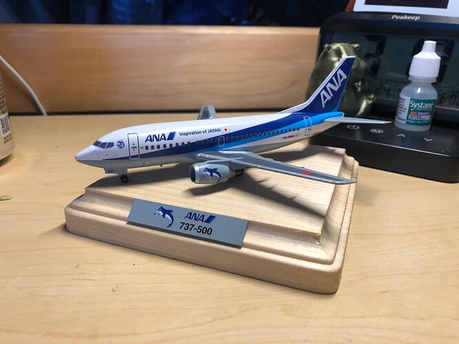 航空機・ヘリコプター ANA B737-500 JA307K 1/200 Super Dolphin 1/200