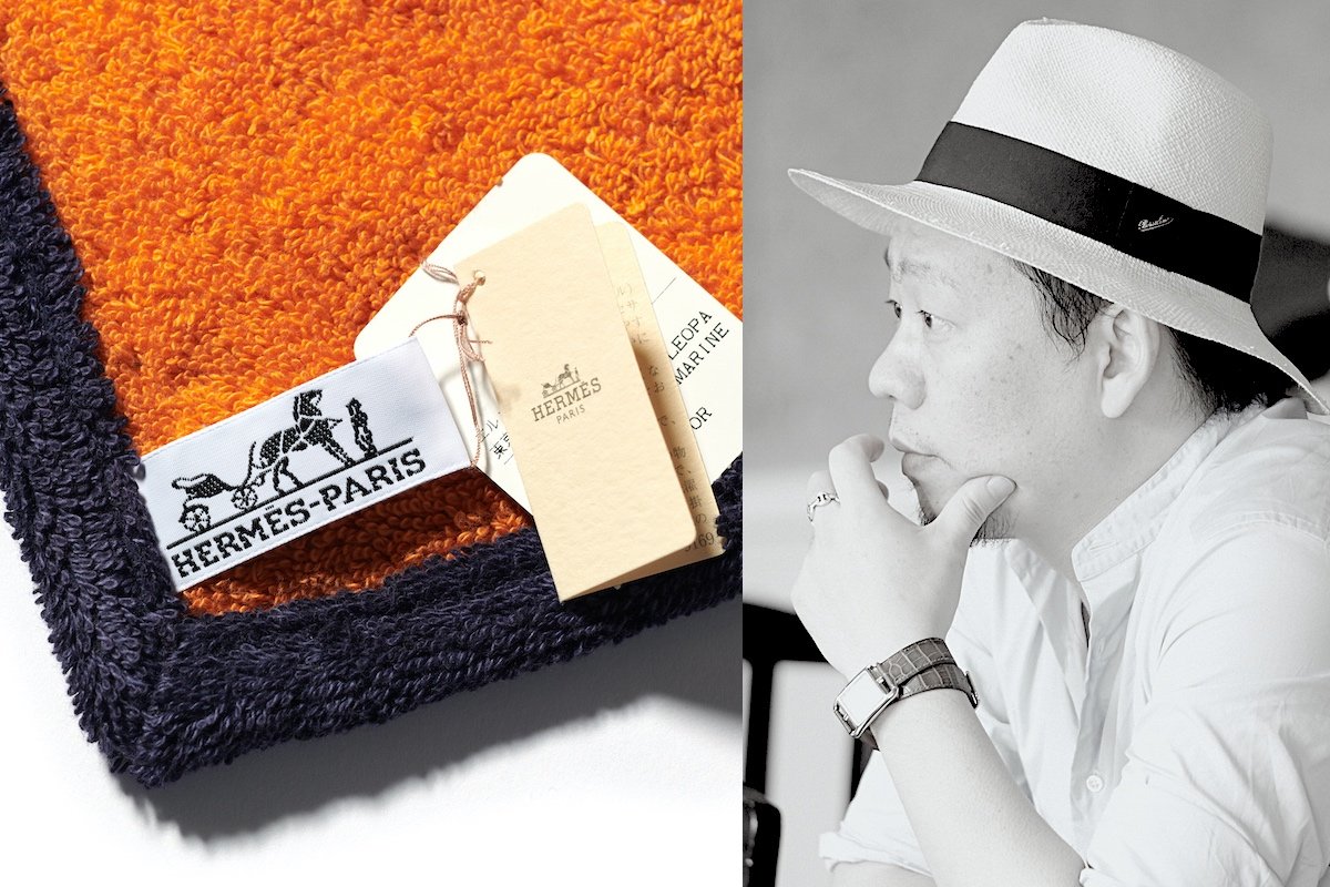 エルメスのビーチタオルは ソファカバーにも使えて、一粒で何度も