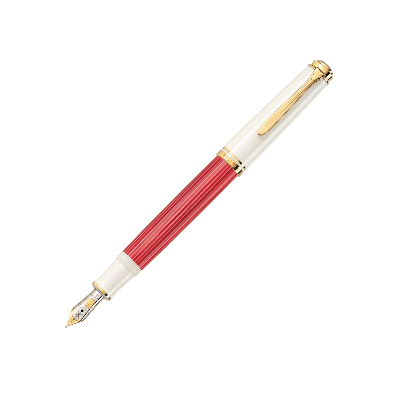 限定品】Pelikan(ペリカン) 万年筆 スーベレーン600 レッドホワイト