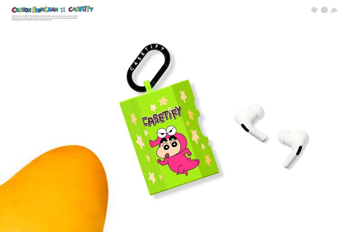 CASETiFY クレヨンしんちゃん スマホストラップ CASETiFY クレヨン