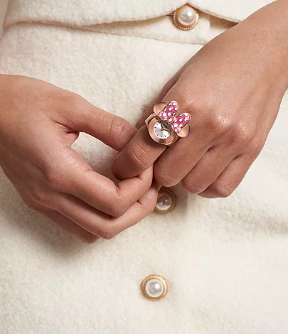 Disneyミッキー指時計リングウォッチ指輪型ウォッチ