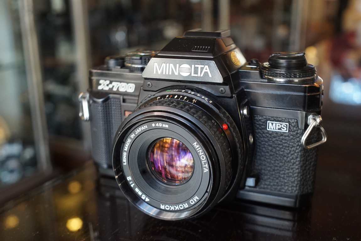 MINOLTA New X-700 + MD ZOOM 35-70mm F3.5 ミノルタ フィルムカメラ