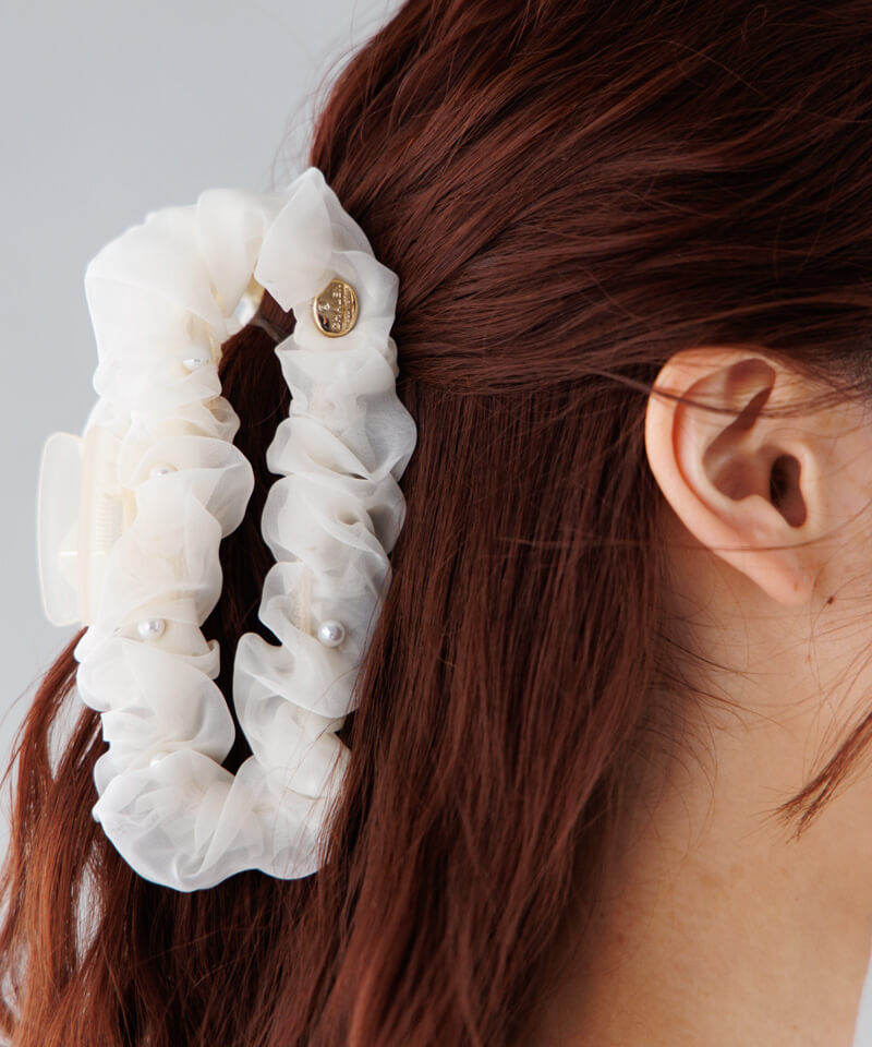 pearly chouchou clip～ﾊﾟｰﾘｰｼｭｼｭｸﾘｯﾌﾟ | flower／フラワー公式通販