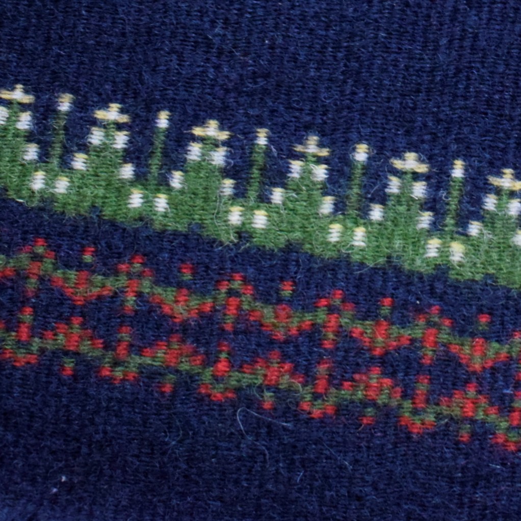 スウェーデン ブンデンローゼンゴング 手織タペストリー 看護師警察