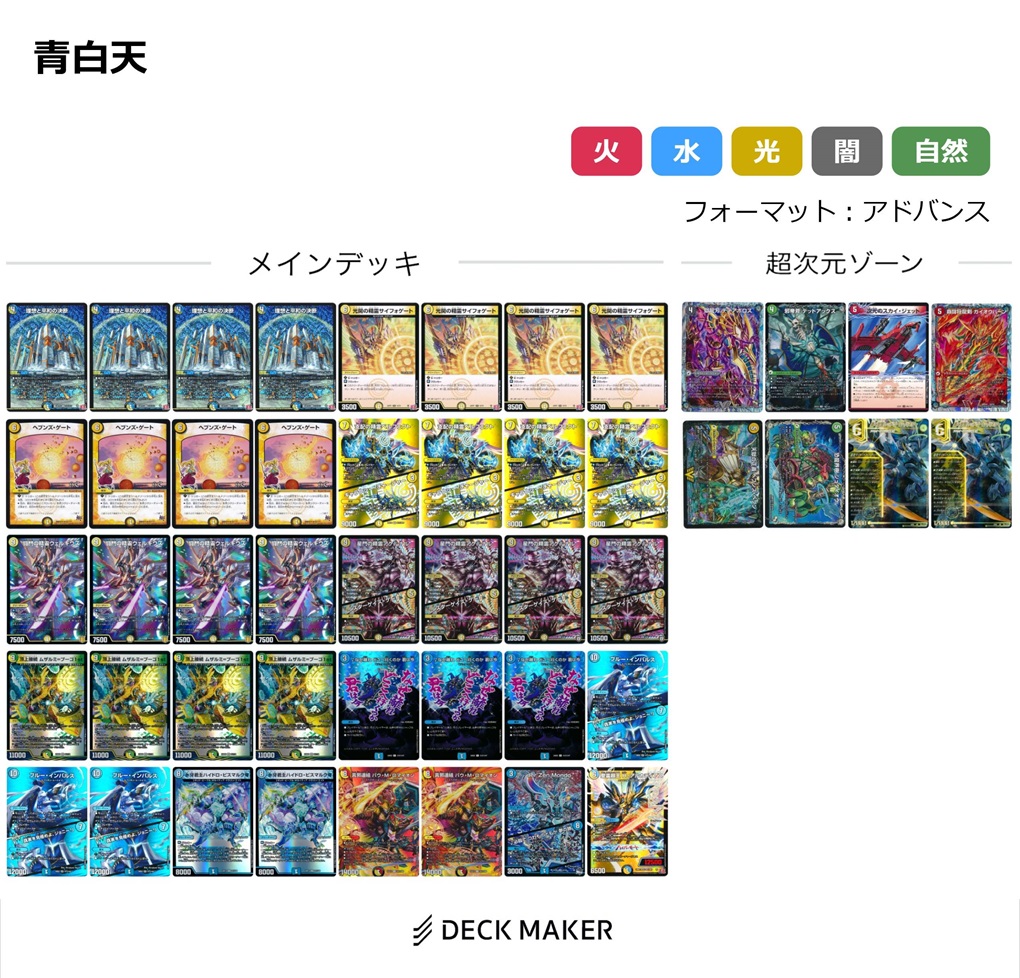 青白天門 巨大天門 高レート デッキパーツ 神アート 【公式通販】