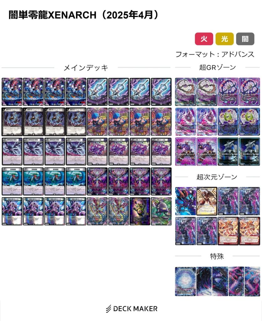 デュエマ】歴代最強デッキ選手権Sランク~闇単XENARCH~ | flat-デュエマ