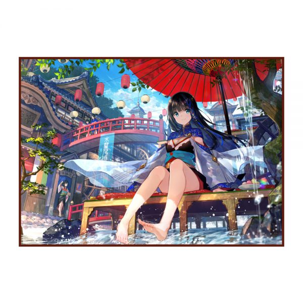 卓上屏風 藤ちょこ「水簾の街」 :: flagments [フラグメンツ