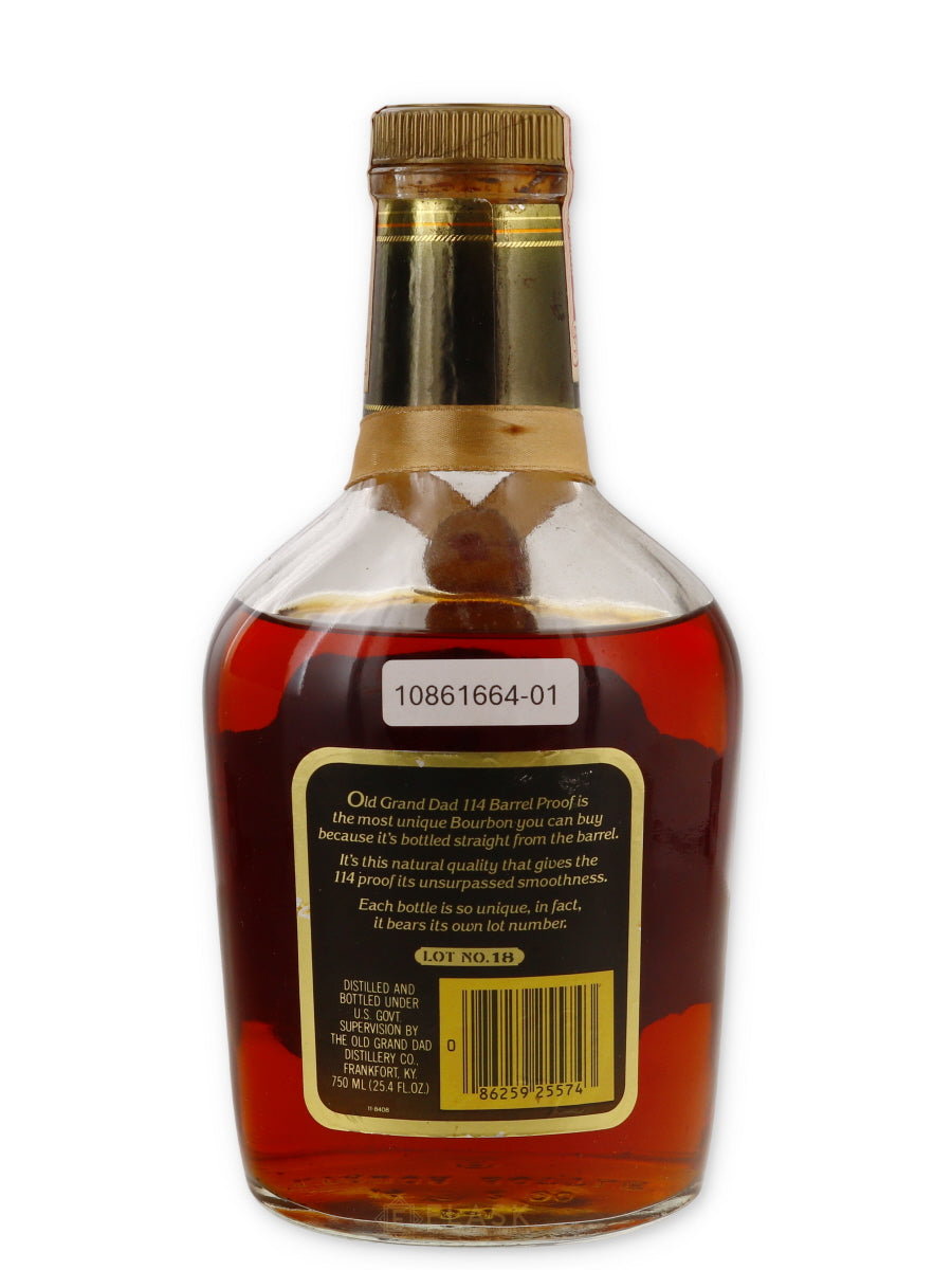 Buy Old Grand Dad 114 Barrel Proof Bourbon 1991 Lot No.1 / 86259
