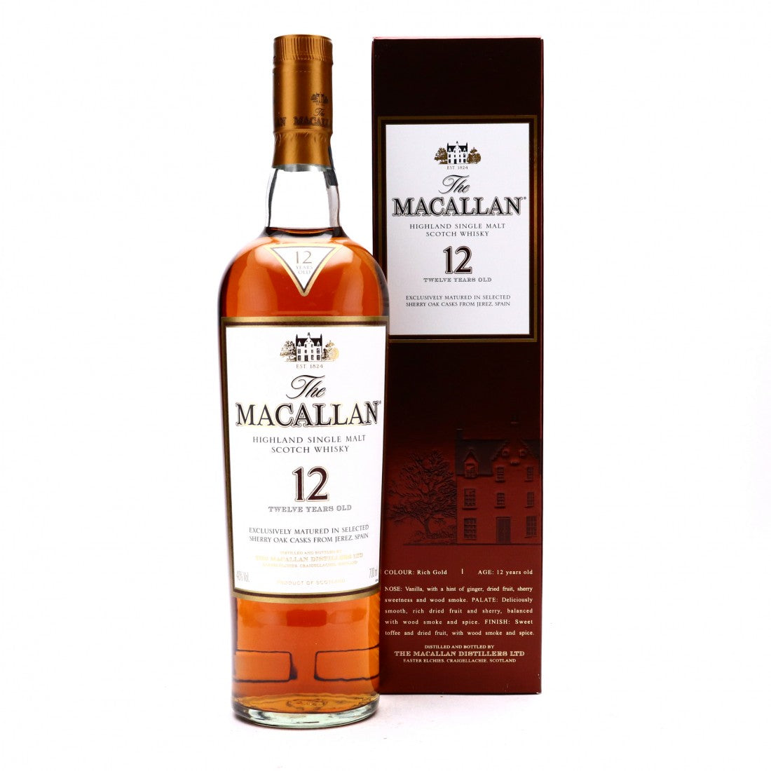 Buy Macallan 12 Year Old Sherry Oak Cask Pre-2018 [Brown Box