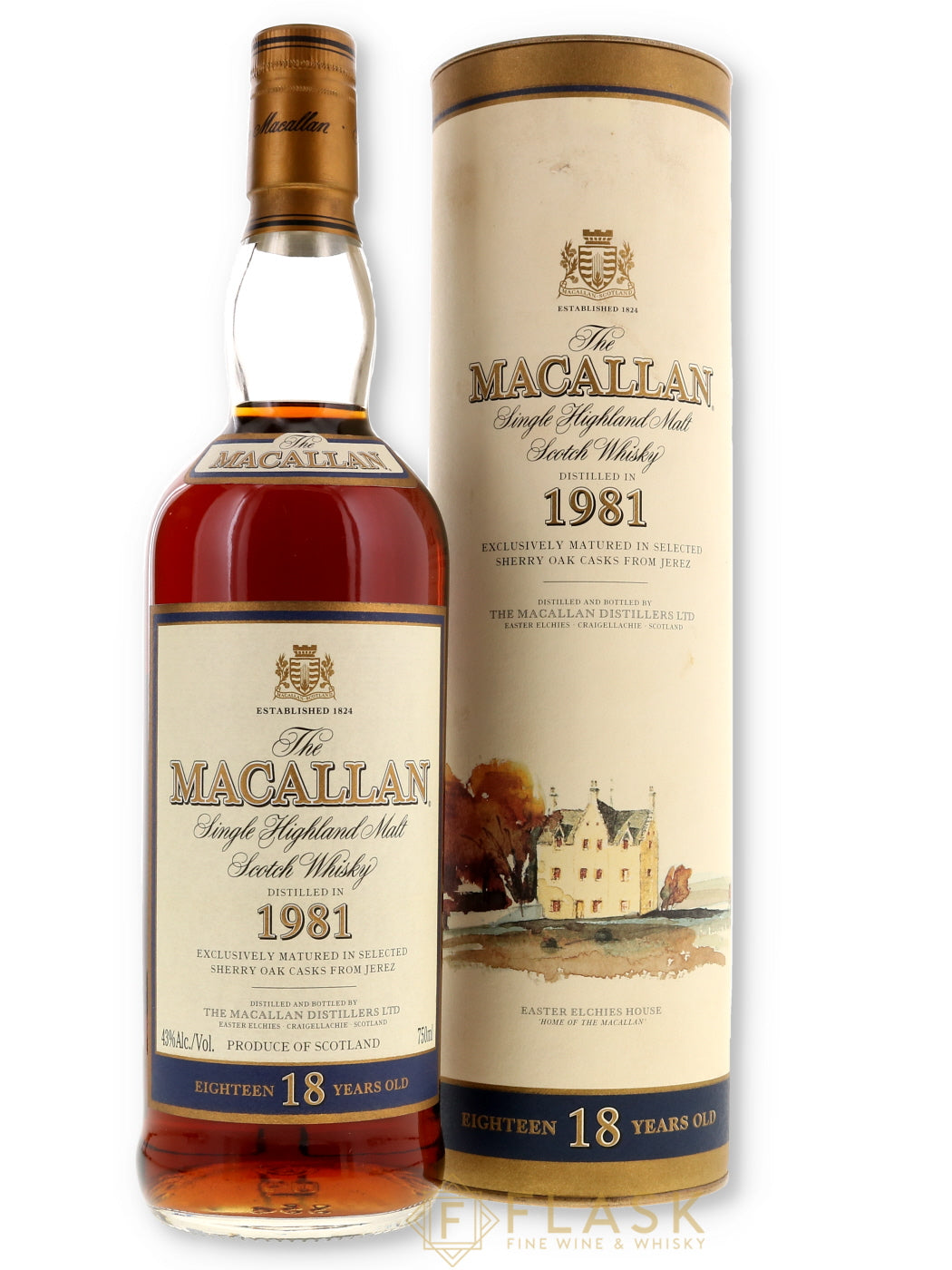 Buy Macallan 18 Year Sherry Oak 1981 [Original Tube] | Single Malt