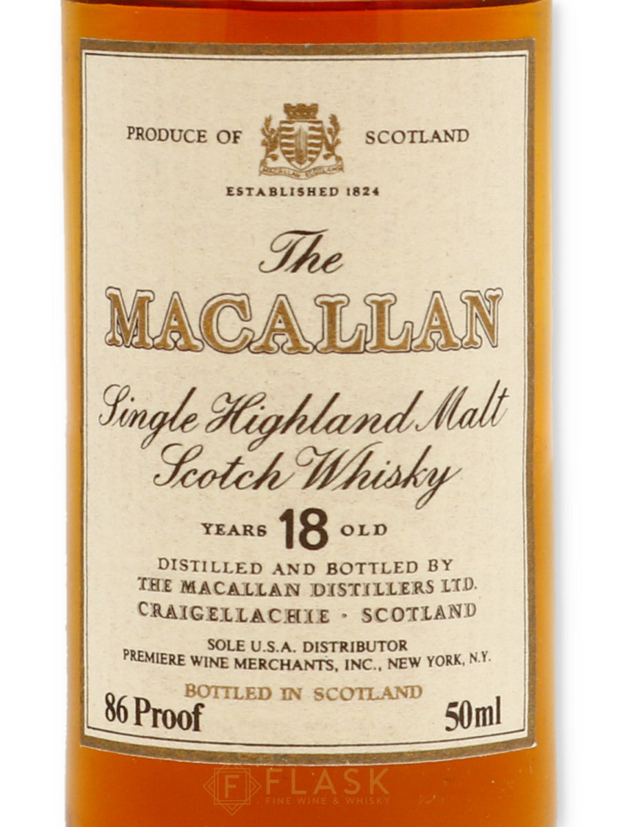 Buy Macallan 18 Year Old Bottled 1980s / Premiere Wine Merchants