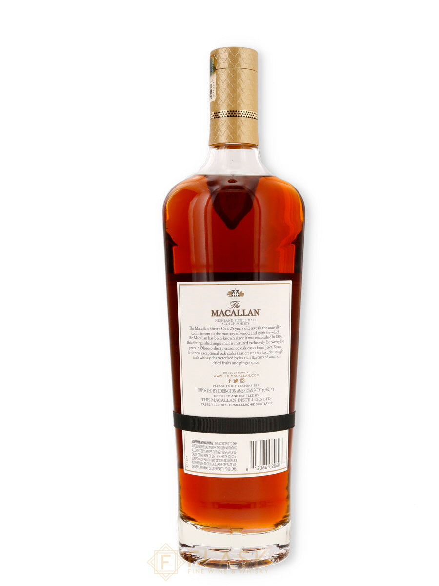Buy Macallan 25 Year Old Sherry Oak 2020 Release | Flask Wines