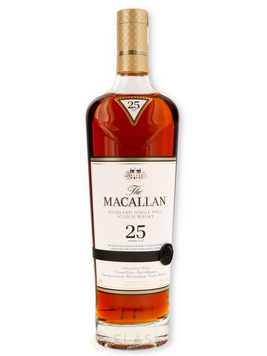 Buy Macallan 25 Year Old Sherry Oak 2020 Release | Flask Wines