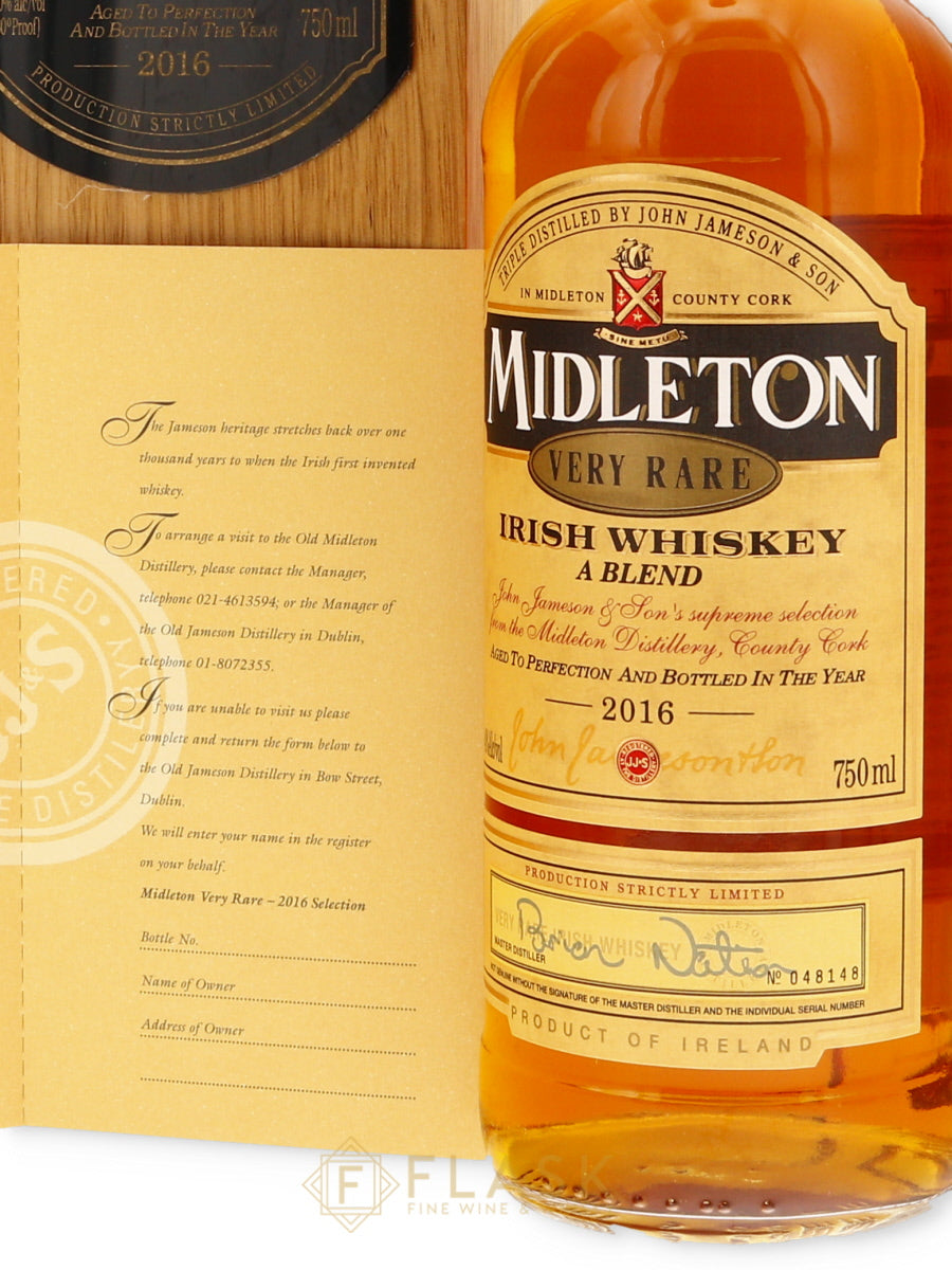 Buy Midleton Very Rare 2016 Irish Whiskey | Flask Wines