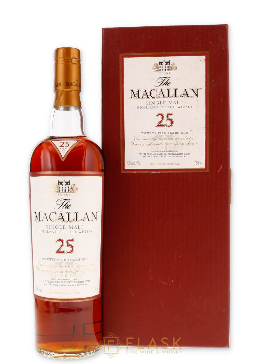 Buy Macallan 25 Year Old Sherry Cask [Red Box 2000s Release