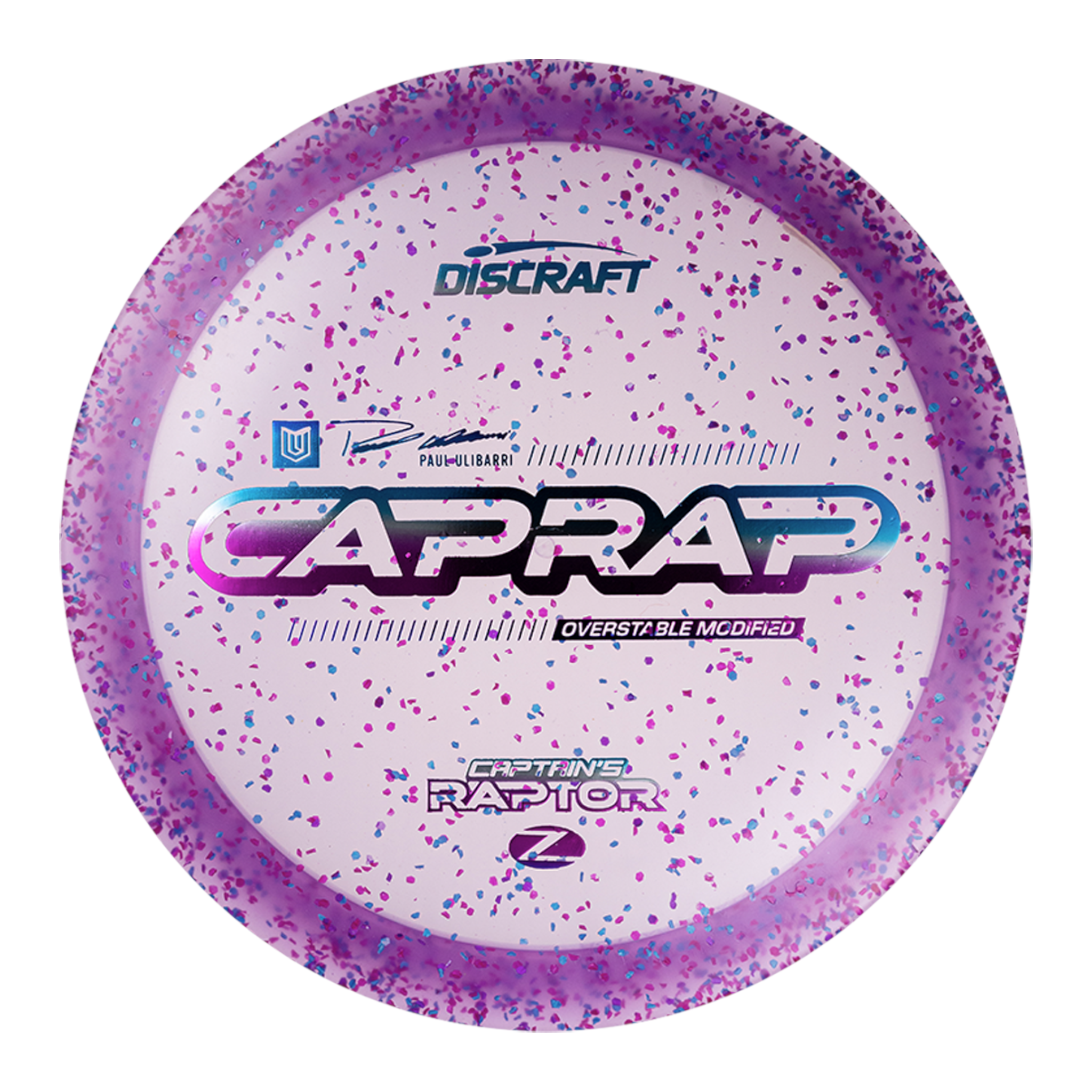 Discraft 2026 Paul Ulibarri Z Confetti Captain's Raptor (Pre-Order