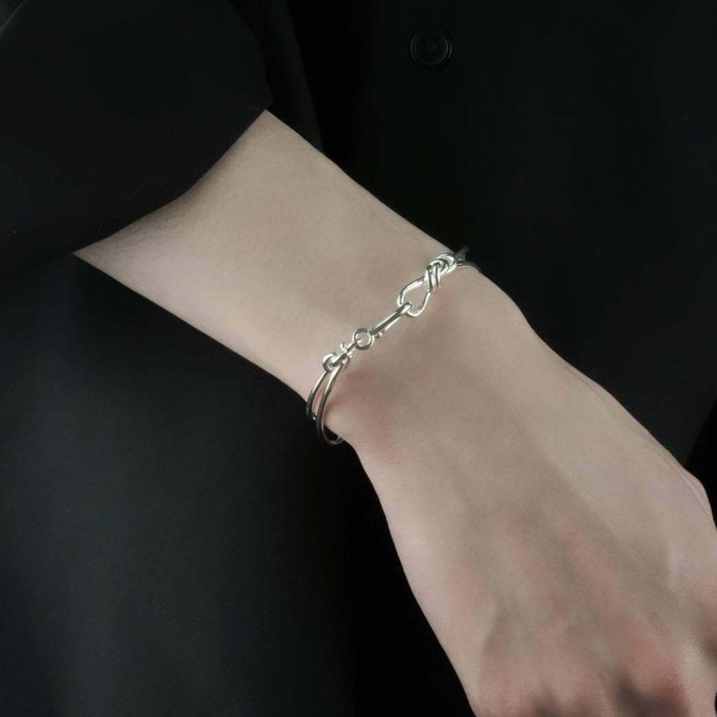 Knot Chain Bracelet 【Silver925】 – FLÜGEL