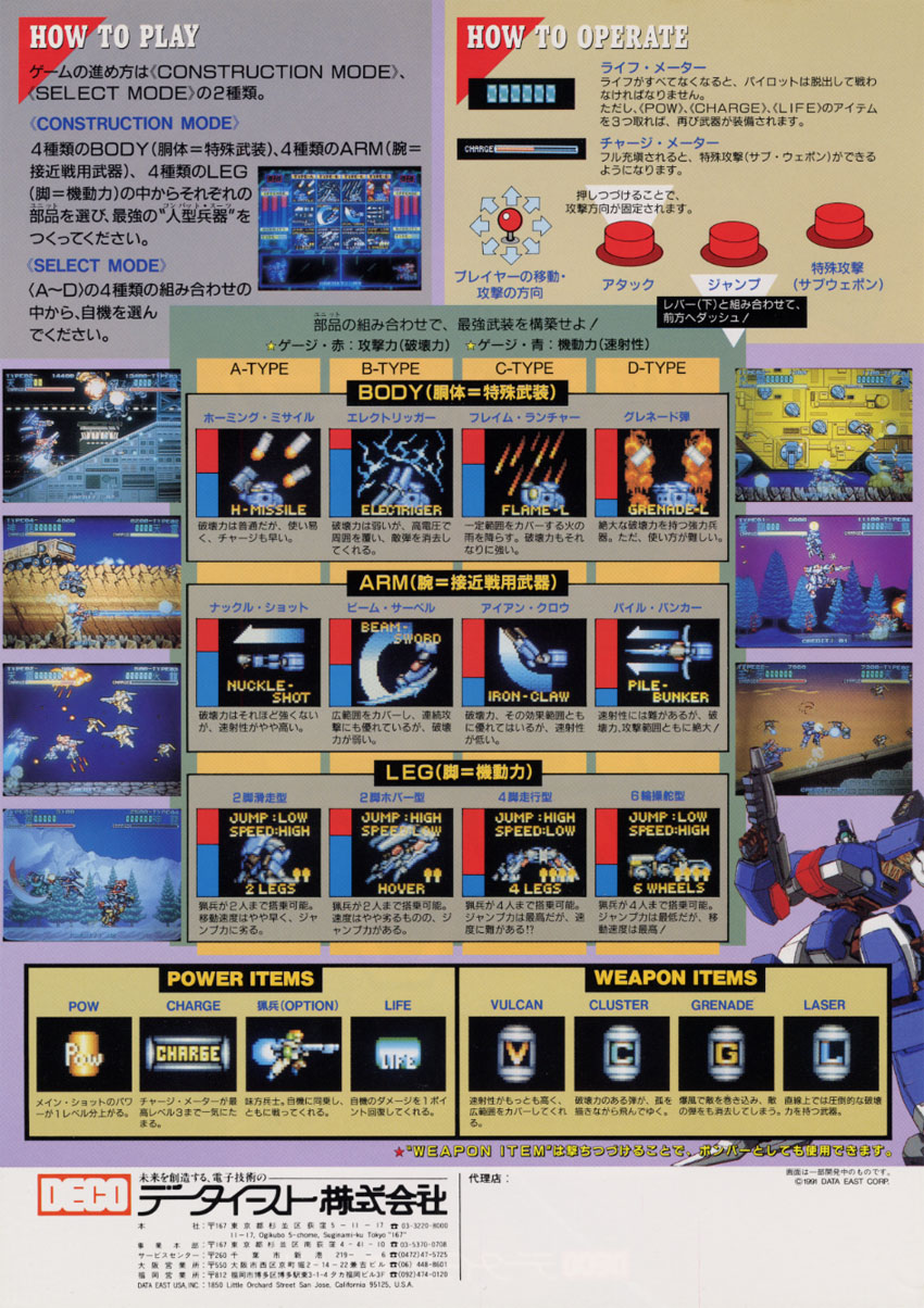 データイースト ウルフファング 空牙2001 アーケードゲーム基板