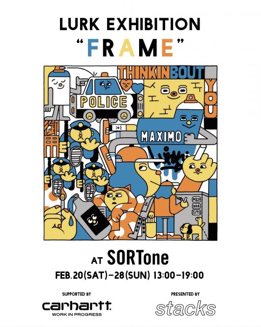 LURK 原画 グラフィティーアート Carhartt WIP