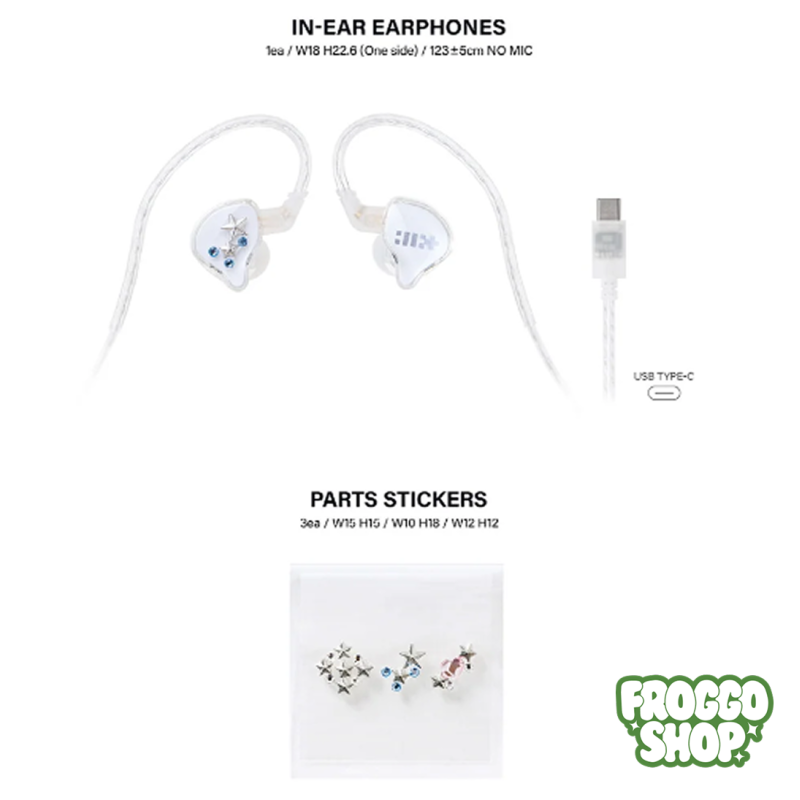 ILLIT アイリット イヤモニ風イヤホン ILLIT アイリット イヤモニ風