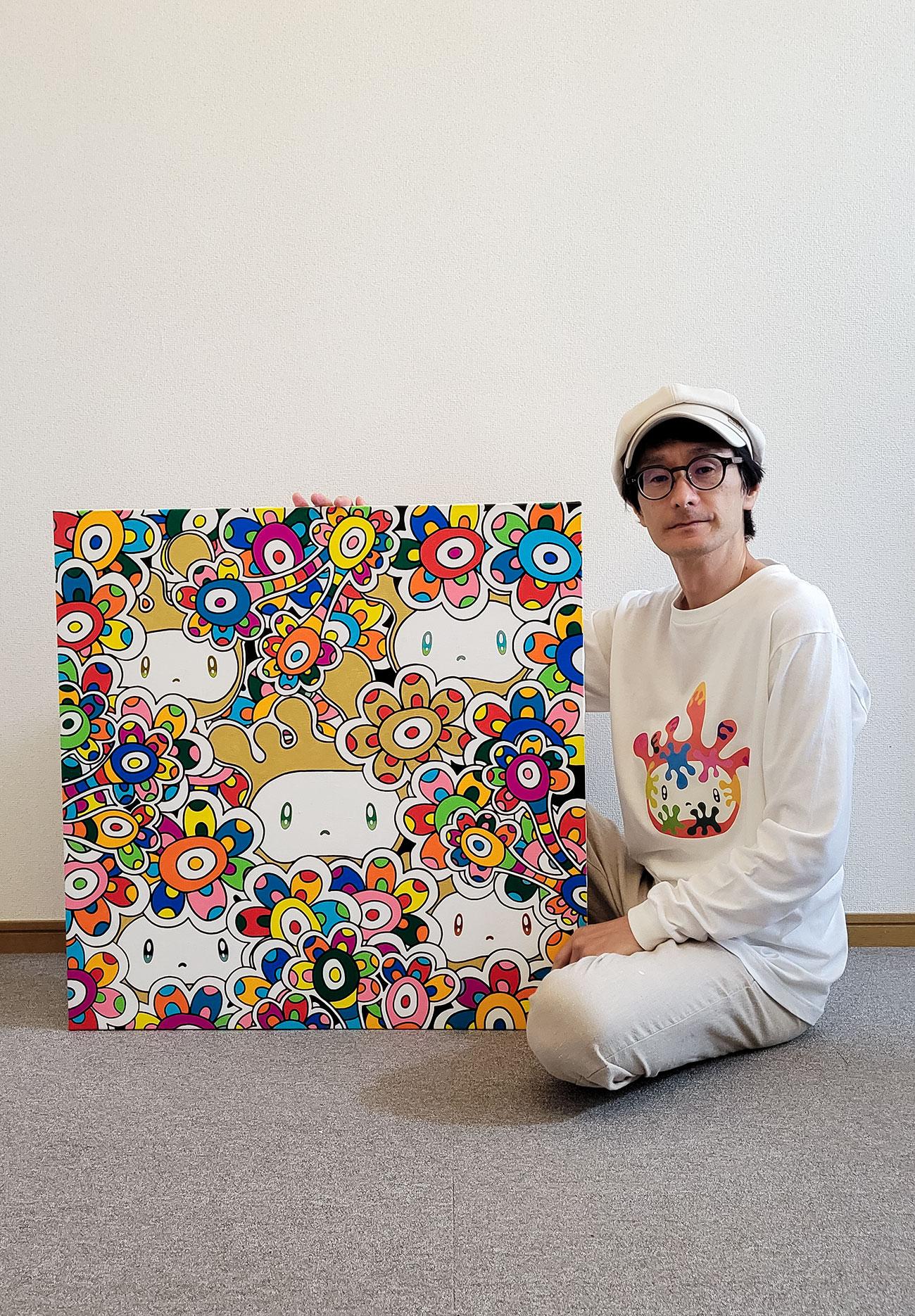 ☆鈴木哲也☆S20 現代アート 原画 絵画 ポップアート ☆送料無料#144