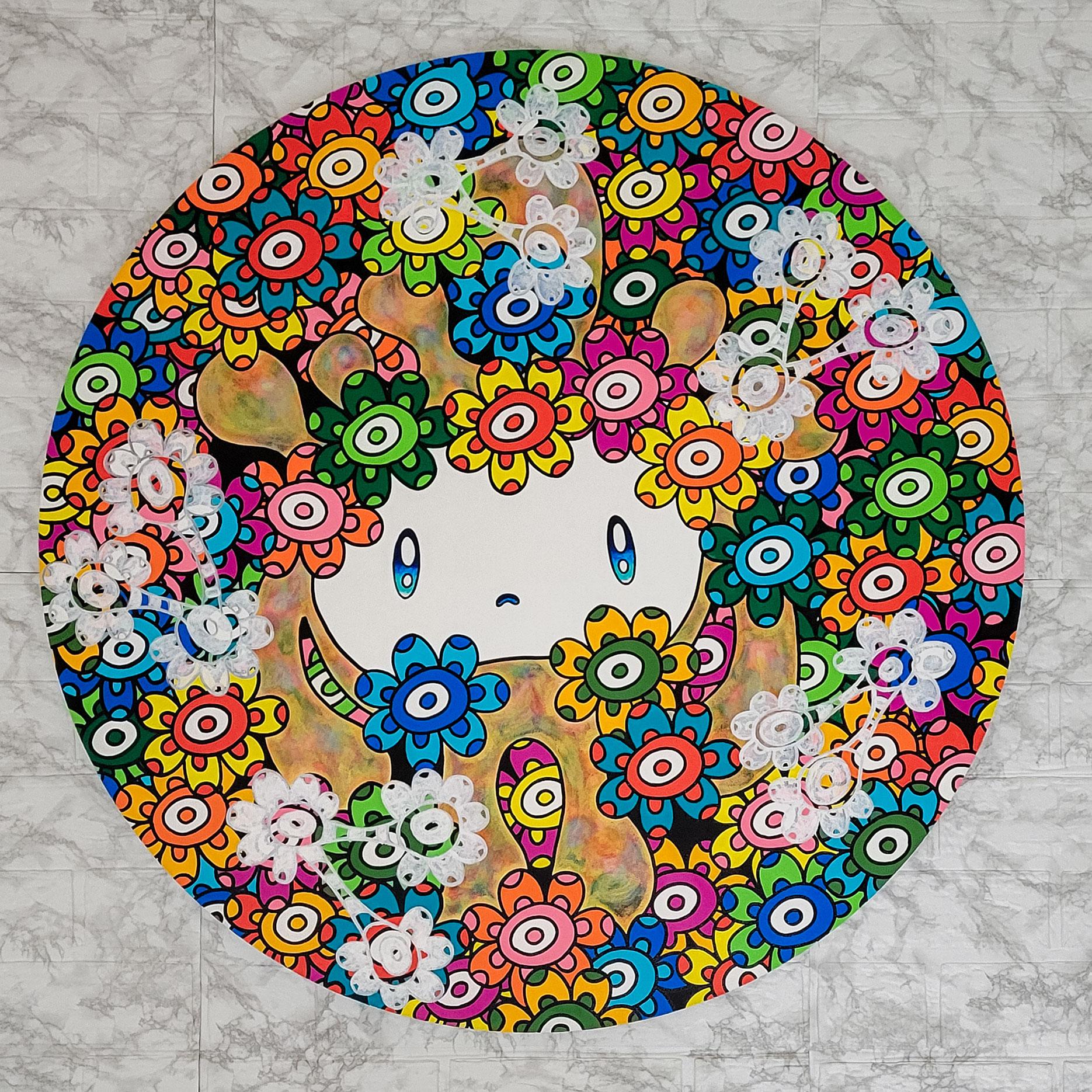 現代アーティスト鈴木哲也さん作品 ☆鈴木哲也☆丸80 現代アート 原画 絵画