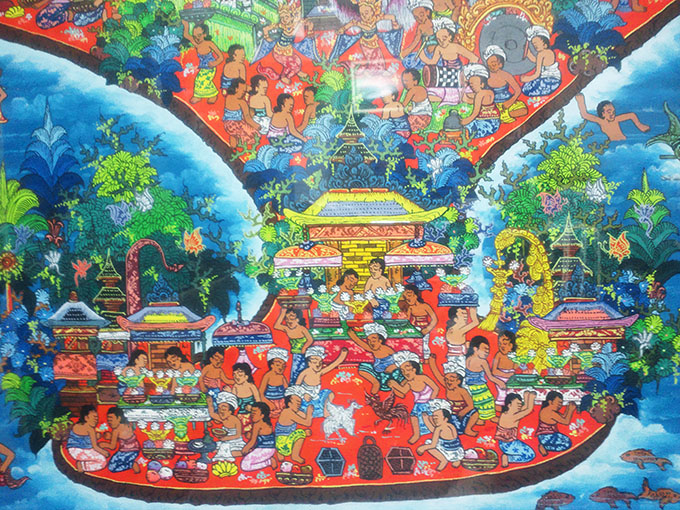 芸術の村、ウブドで絵をオーダー！ | バリ雑貨スタッフたちのへんてこ