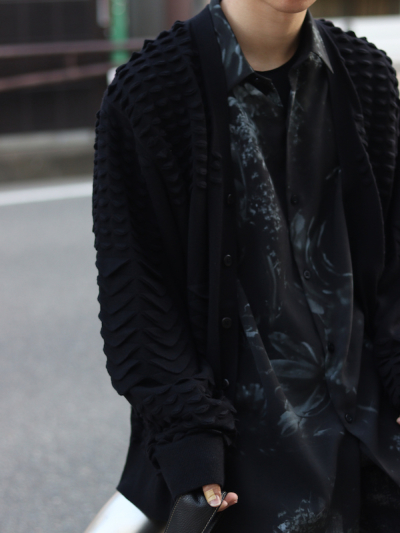 LAD MUSICIAN（ラッドミュージシャン) 2125-042 3D KNIT CARDIGAN