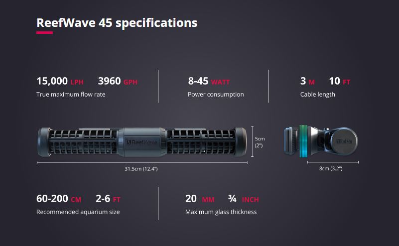 Red Sea's ReefWave 45 Wavemaker Pump - Fragbox Corals